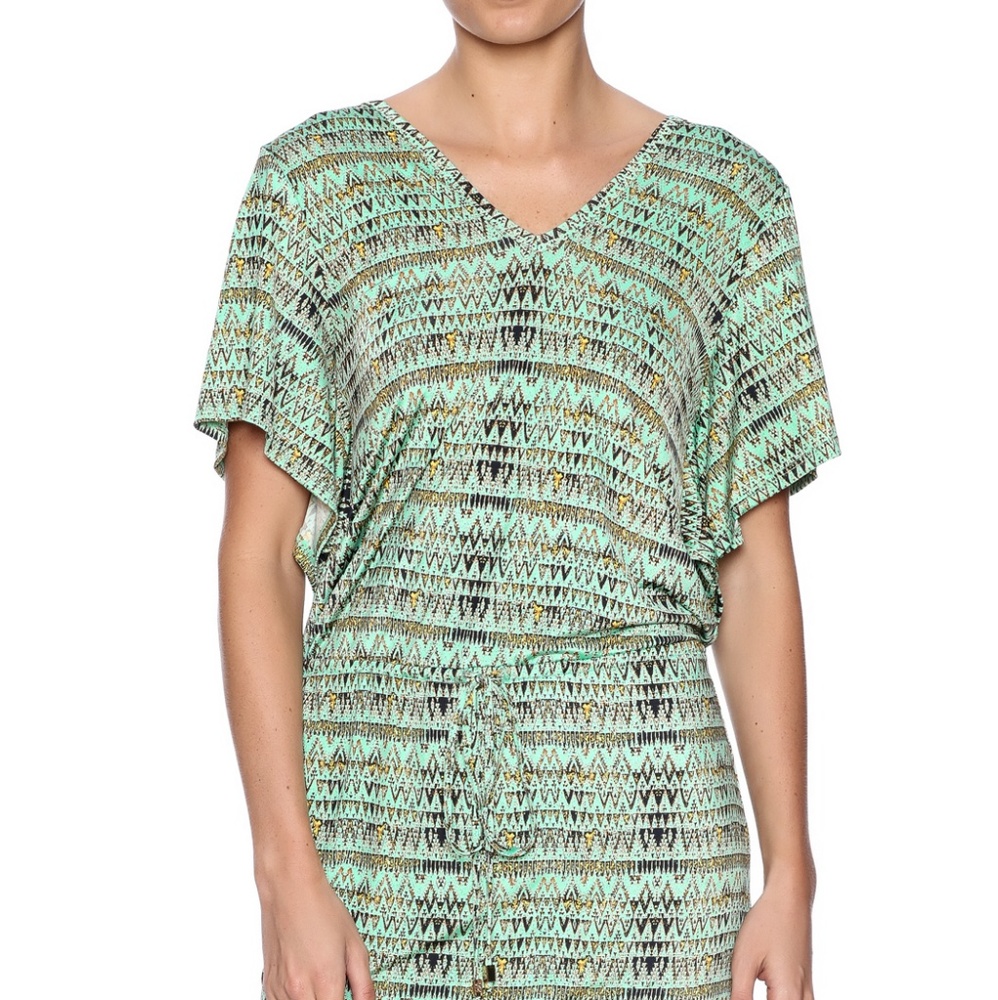 Veronica M Short Sleeve Tunic Dress